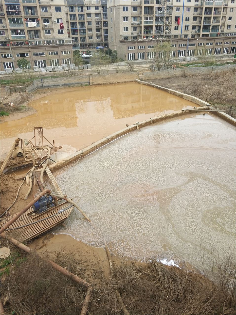 新州镇沉淀池淤泥清理-厂区废水池淤泥清淤